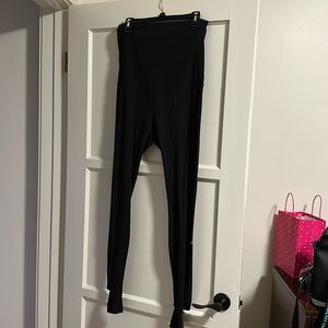 Lululemon black cinch waist leggings